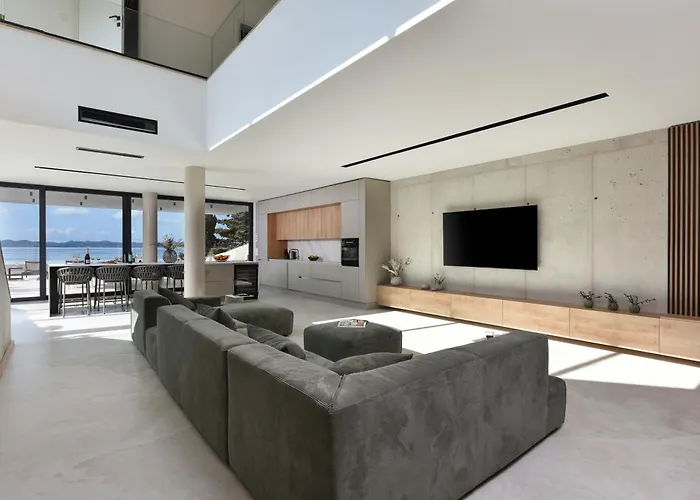 Beachfront Fux Eternity Pasman Zadar 빌라 *
